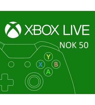 XBOX Live 50 NOK Prepaid Card NO Xbox One Key EUROPE